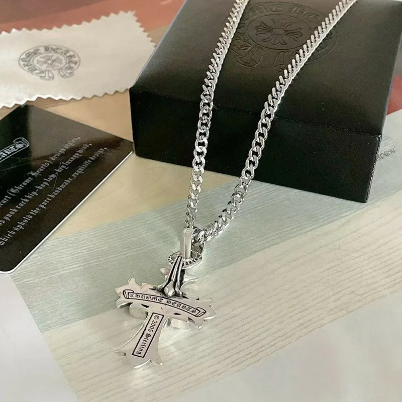 《大人気》クロムハーツ ネックレス コピー スモール CHクロス ベイル 24" ペーパーチェーン Kua97964