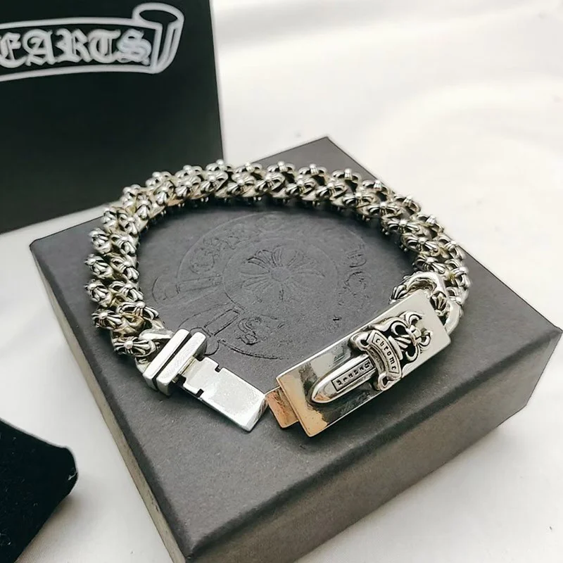 日本未入荷 クロムハーツ コピー ダガー&ファンシー IDブレス Kud06200