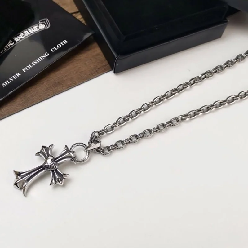 送料込 クロムハーツ ネックレス 偽物 CHクロス ベビーファットチャーム 3モデル Kuf45992
