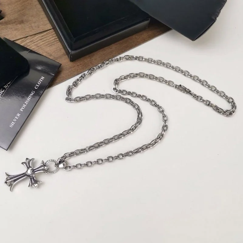 送料込 クロムハーツ ネックレス 偽物 CHクロス ベビーファットチャーム 3モデル Kuf45992