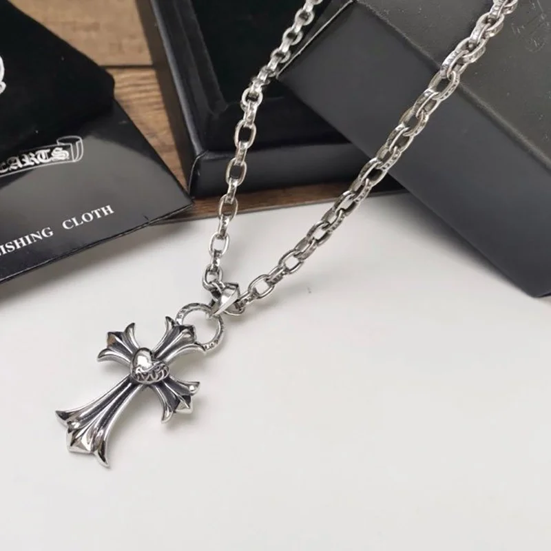 送料込 クロムハーツ ネックレス 偽物 CHクロス ベビーファットチャーム 3モデル Kuf45992
