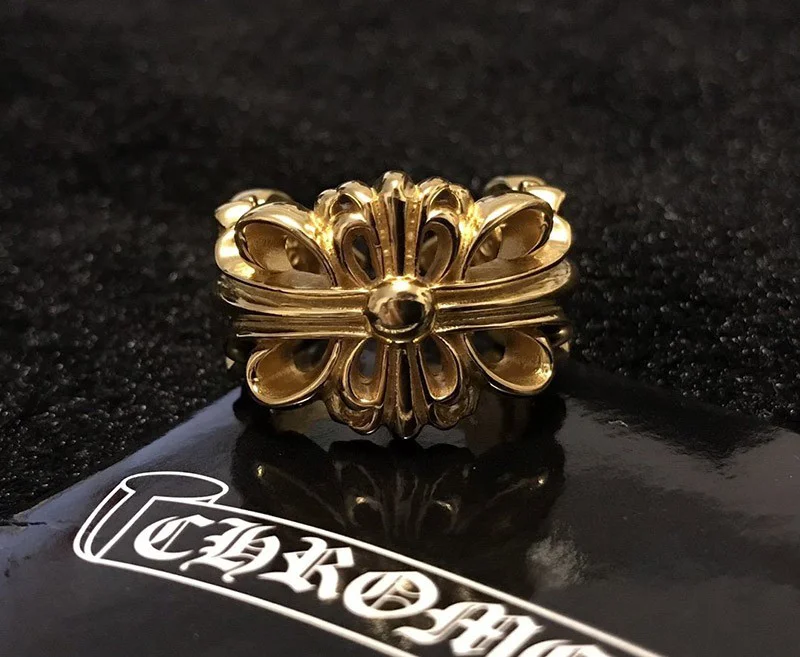 クロムハーツ フローラルクロス リング CH コピー Kuf66308