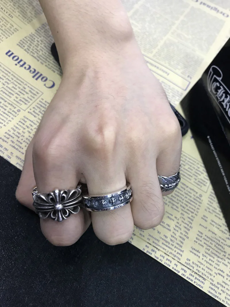 クロムハーツ フローラルクロス リング CH 偽物 Kuh06525