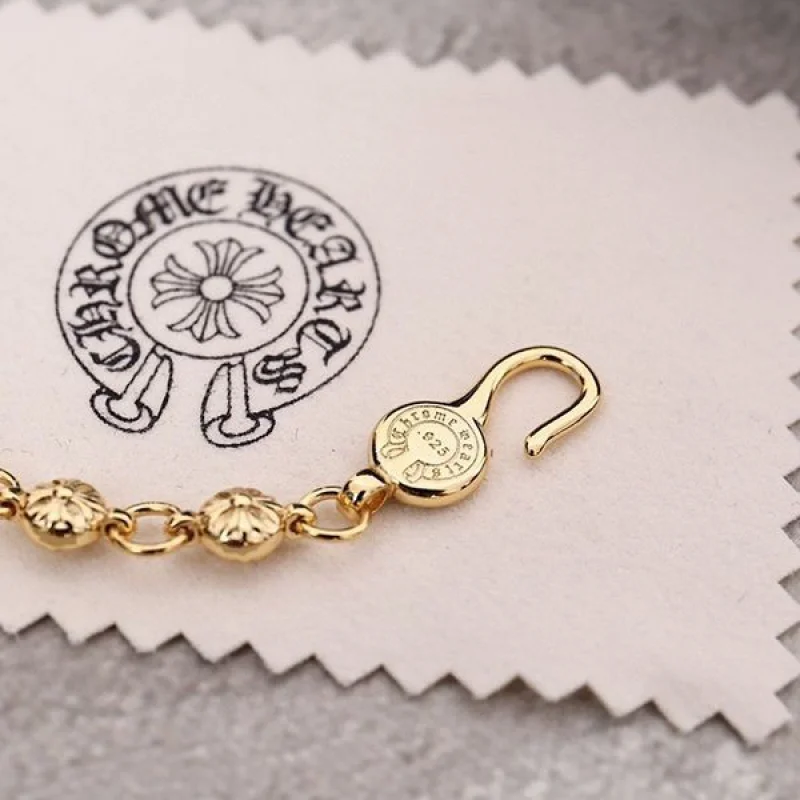 クロムハーツ 22K Gold ペーパーチェーン 偽物 ネックレス Kui84681