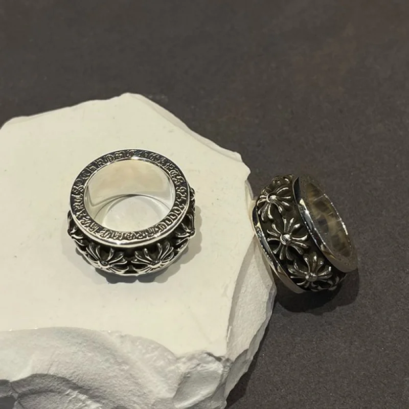 送料込 クロムハーツ フローラルクロス リング CH コピー Kuj10471
