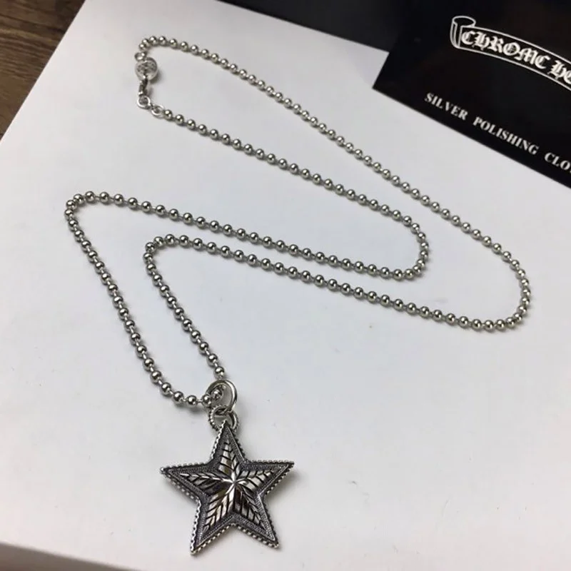 クロムハーツ ネックレス 偽物 スター スモール チャーム シルバー Kuj90741