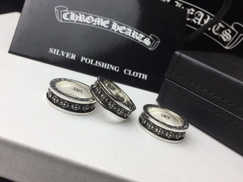 新作 クロムハーツ コピー フローラルクロス CHクロス リング指輪 Kuk13505