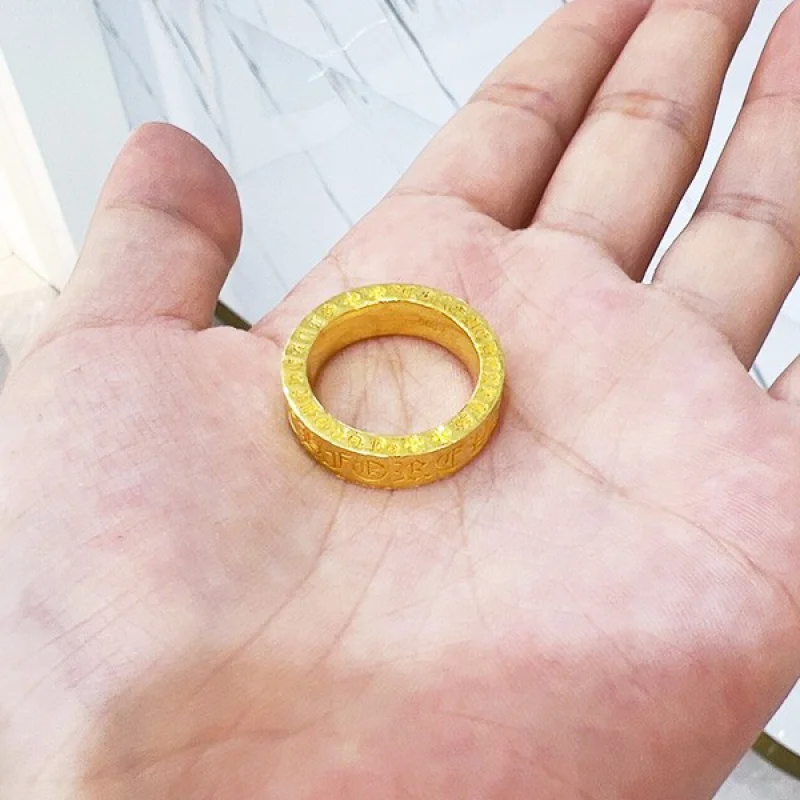 クロムハーツ CHプラス コピー クロス 22k ゴールド リング Kuy16796