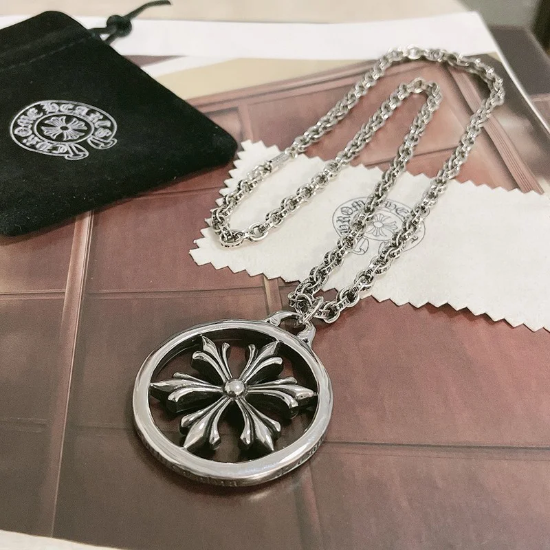 【日本未発売】クロムハーツ ネックレス コピー CHクロス ボール両面 チャーム Kuz86312