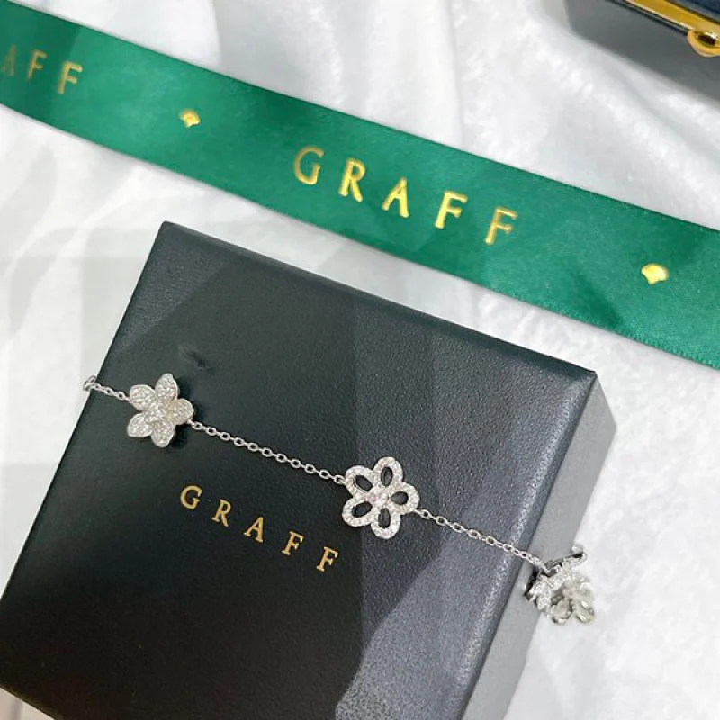 定番 グラフ GRAFF ワイルドフラワー パヴェダイヤモンド ブレスレット コピー RGB515