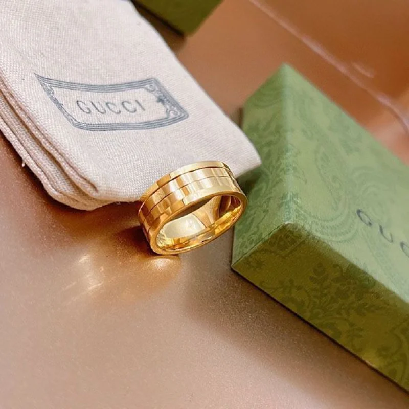 100%実物写真!グッチ 18K GGモチーフ 偽物 アイコン リング gud39511