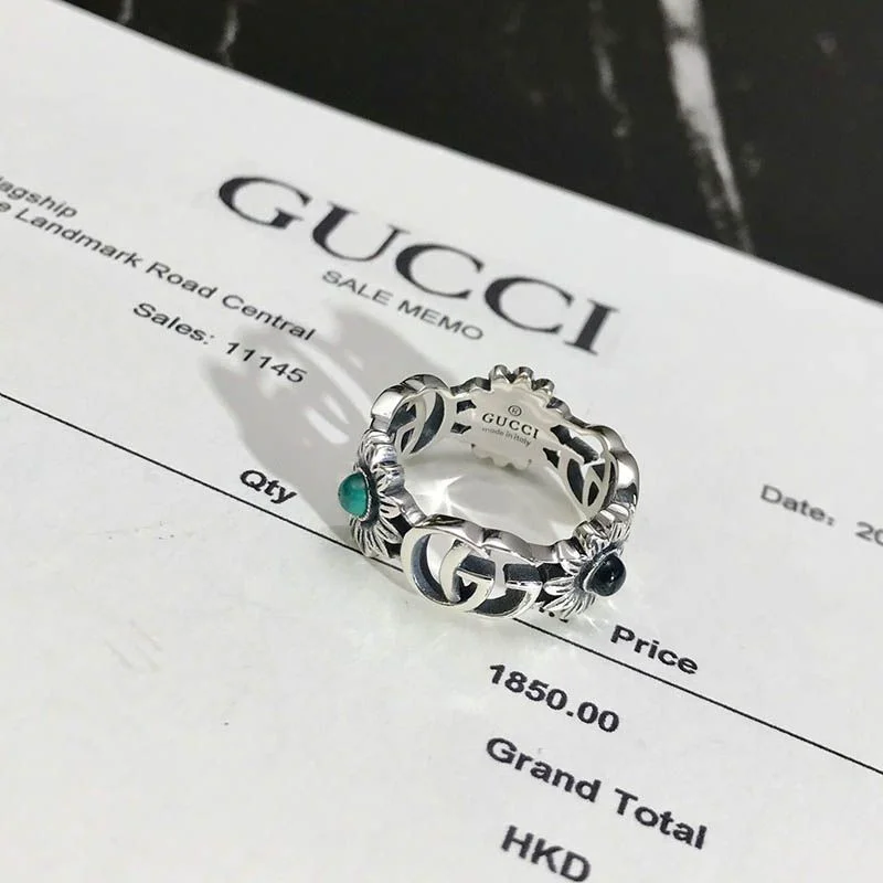 可愛い グッチ ダブルG フラワー リング 偽物 #12 guk65756
