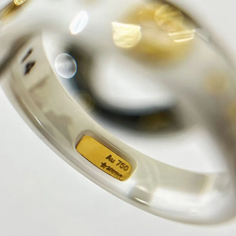 大人気!グッチ アイコン 18K コランダム リング コピー 2色 guw05213