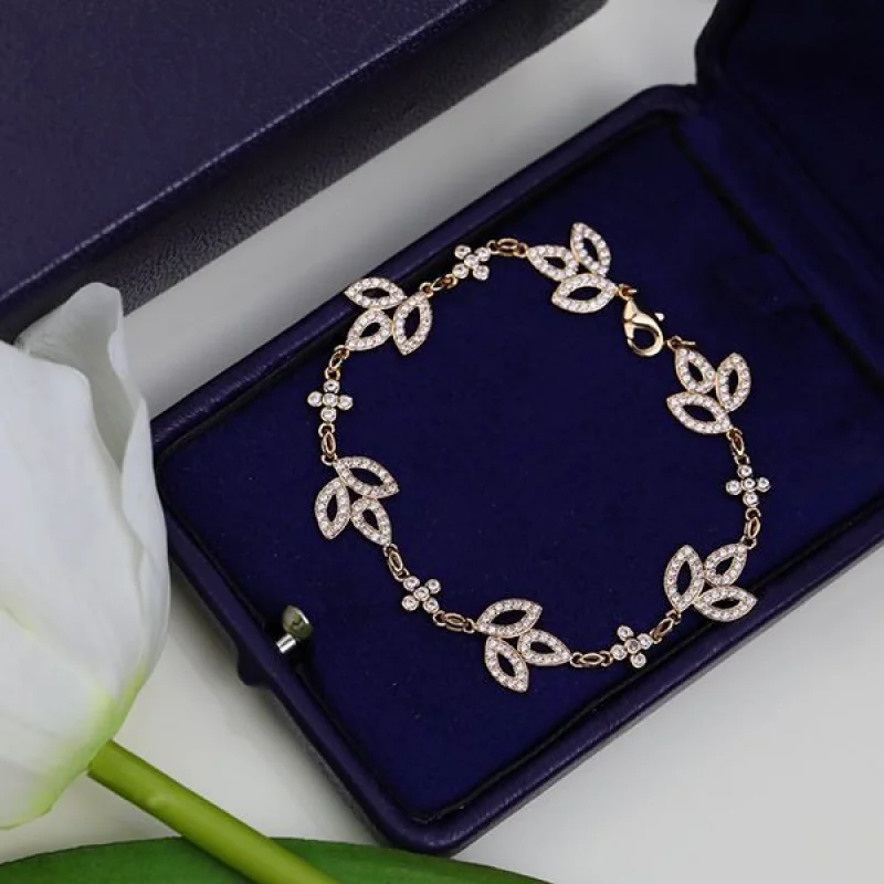 人気ハリーウィンストン リリークラスター コピー ブレスレット vae48733