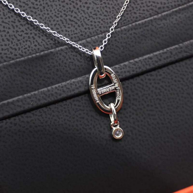 関税負担なしエルメス シェーヌダンクル ダイヤ ロングネックレス 偽物 ere84318