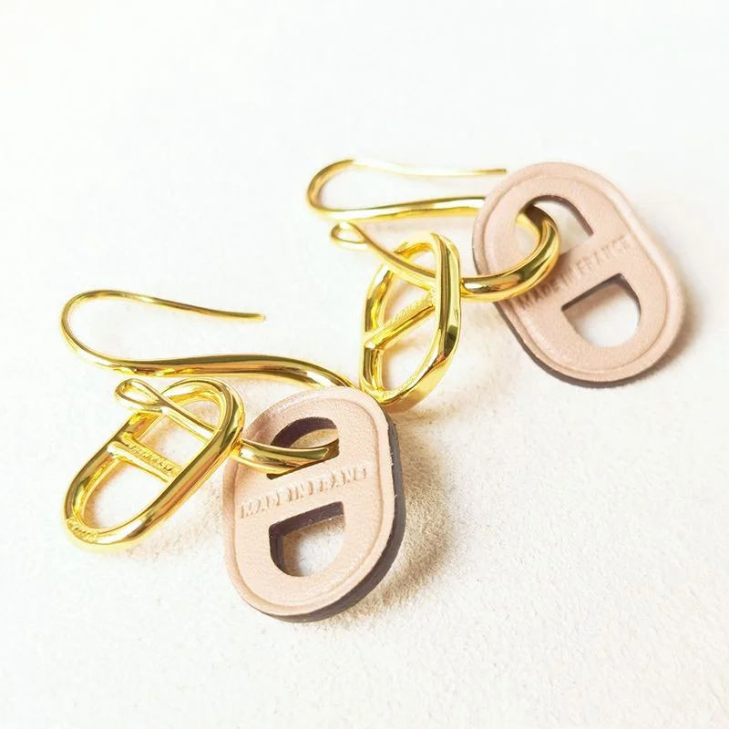 国内発すぐ届く☆エルメス OMaillon コピー オーマイヨン ピアス ery39206