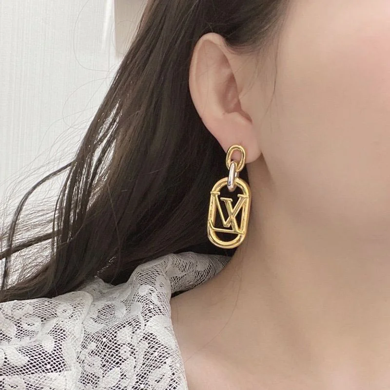 ◆希少◆ルイヴィトン ピアス コピー ドレス パーティー に♪ ゴールド シルバー M00603