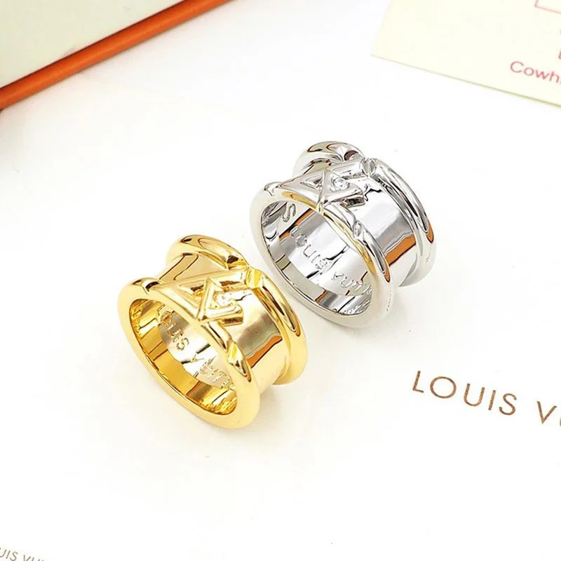 ★日本!!人気！​ルイヴィトン☆バーグ バンドー LV リング コピー シルバー/ゴールド 2色 Q9059A