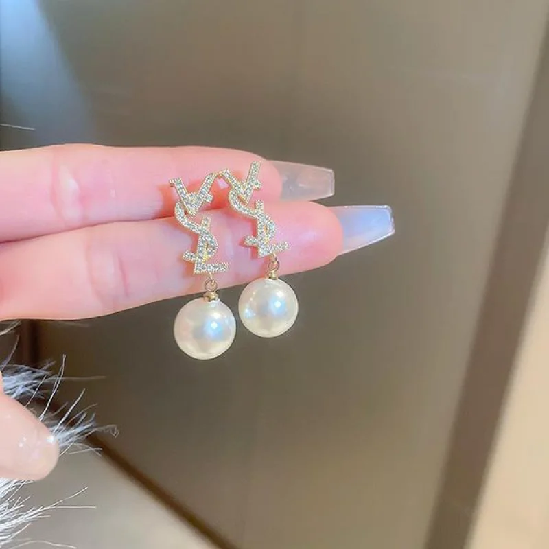 超希少!サンローラン パール イヤリング コピー 188035YSL