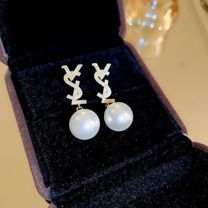 超希少!サンローラン パール イヤリング コピー 188035YSL