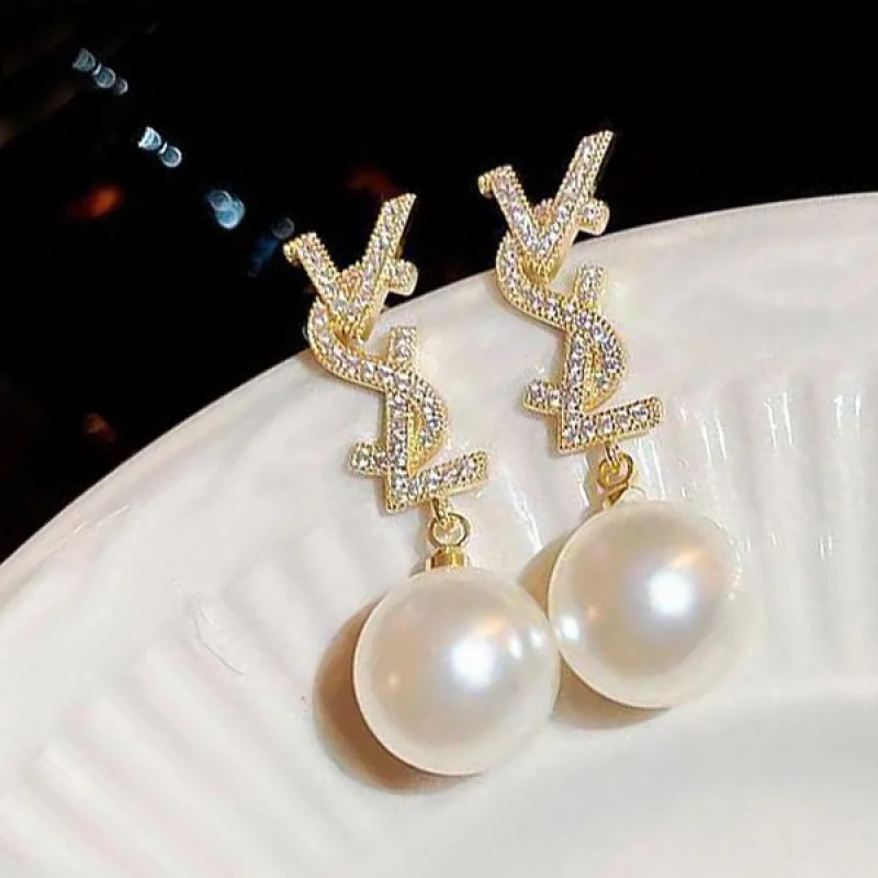 超希少!サンローラン パール イヤリング コピー 188035YSL