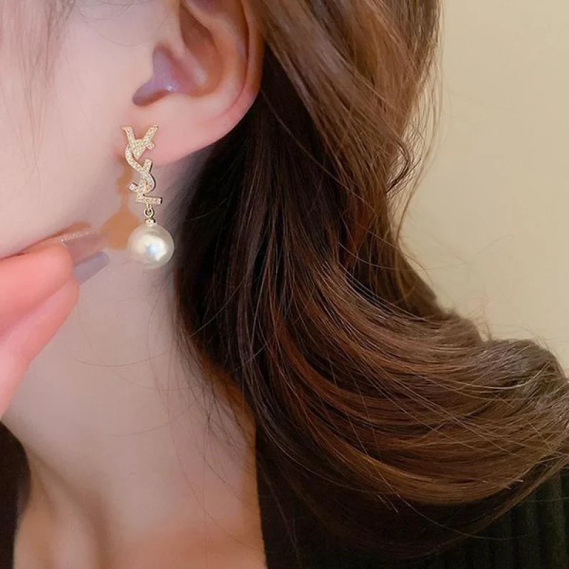 超希少!サンローラン パール イヤリング コピー 188035YSL