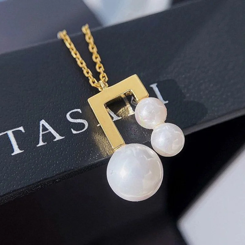 稀少TASAKI コピー バランス ノート ペンダント パール tay96930
