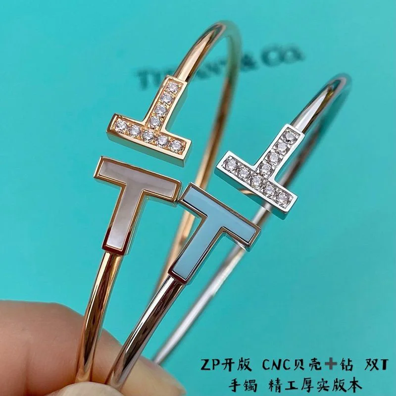 日本未入荷 ティファニー T ダイヤモンド コピー ワイヤーブレスレット Tig30895