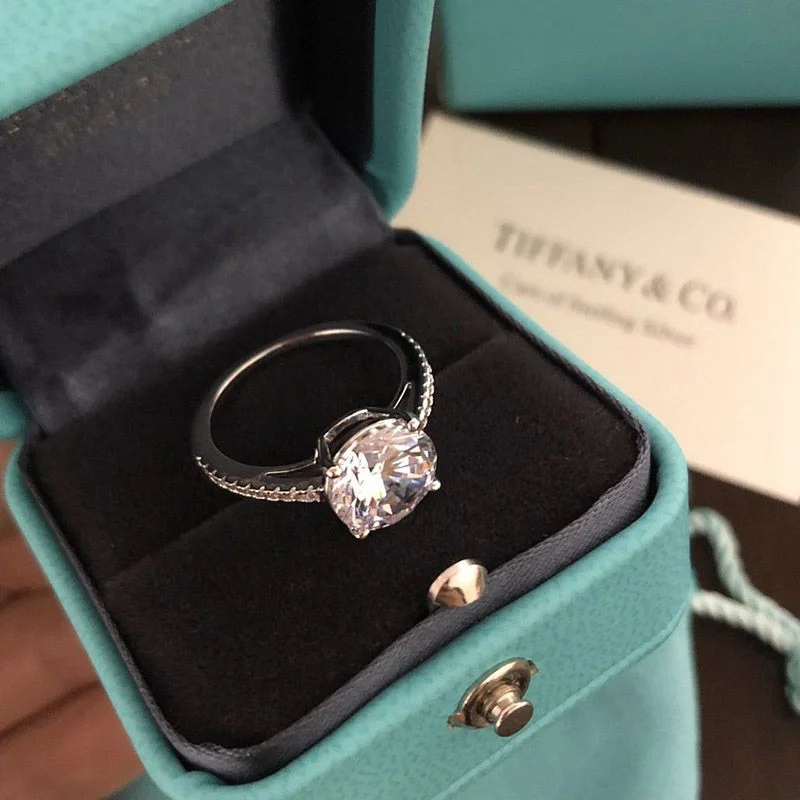 定番【Twiceサナさん着用】ティファニー Soleste 婚約指輪 リング 偽物 Tim50908