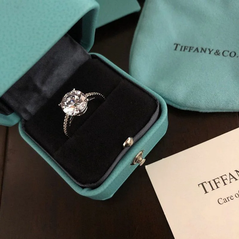 定番【Twiceサナさん着用】ティファニー Soleste 婚約指輪 リング 偽物 Tim50908