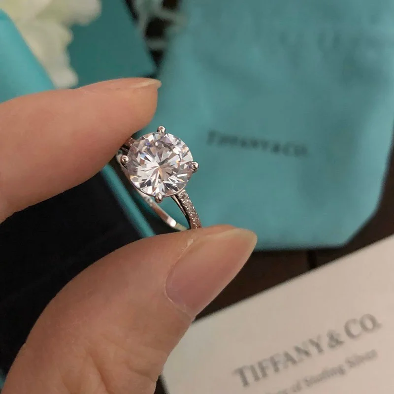 定番【Twiceサナさん着用】ティファニー Soleste 婚約指輪 リング 偽物 Tim50908