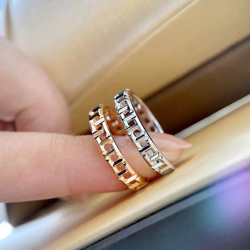 超希少!ティファニー T トゥルー ナローリング 偽物 18K 3.5mm Tio14229