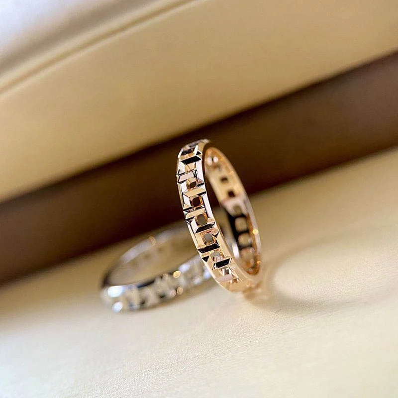 超希少!ティファニー T トゥルー ナローリング 偽物 18K 3.5mm Tio14229