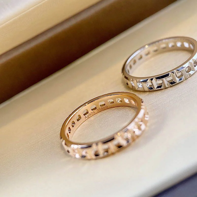 超希少!ティファニー T トゥルー ナローリング 偽物 18K 3.5mm Tio14229