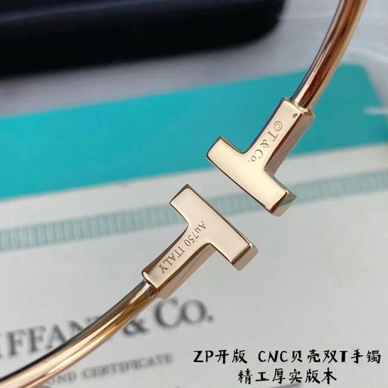 定番 ティファニー T ダイヤモンド 偽物 ワイヤーブレスレット Tis41769