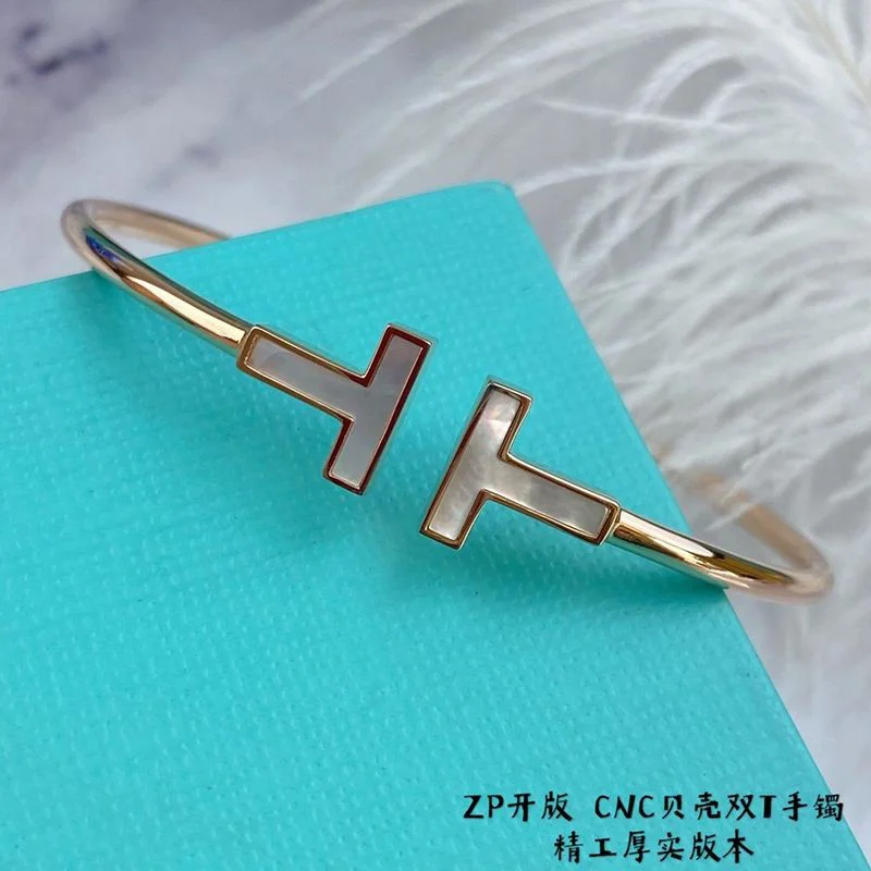 定番 ティファニー T ダイヤモンド 偽物 ワイヤーブレスレット Tis41769