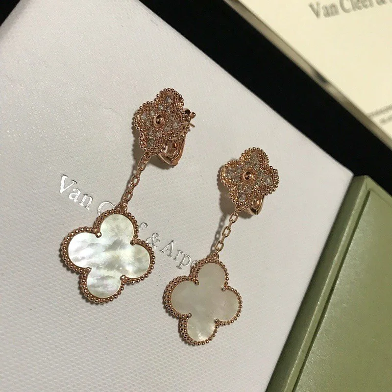 希少色 ヴァンクリーフ&アーペル マジック偽物 アルハンブラ イヤリング/ピアス 2 vac09437