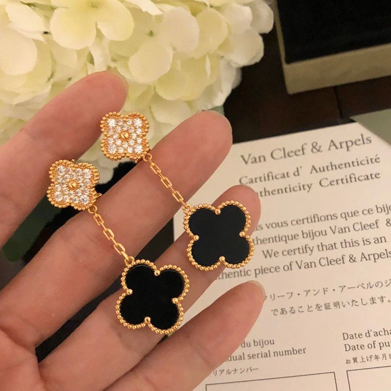 追跡付き発送 【ヴァンクリーフ&アーペル】マジックアルハンブラ イヤリング/ピアス コピー vae35269