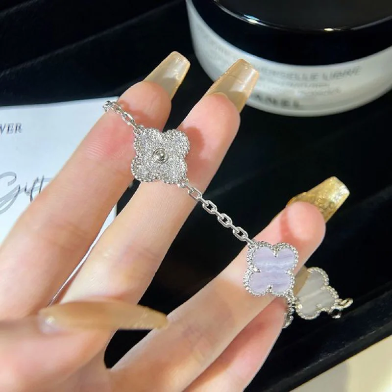 ★日本!!人気!ヴィンテージ アルハンブラ コピー ブレスレット 5モチーフ var18763