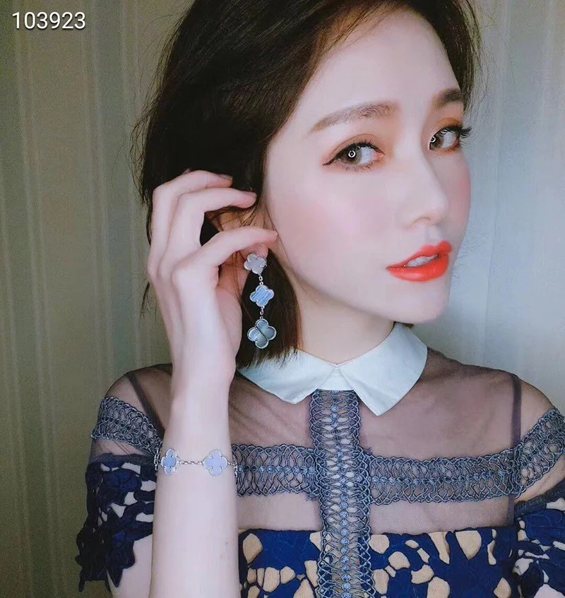 ヴァンクリーフ&amp;アーペル マジック 偽物 アルハンブラ イヤリング、3モチーフVCARD79000