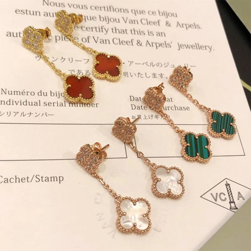 【限定カラー】ヴァンクリーフ&アーペル マジックコピー アルハンブラ イヤリング/ピアス 2 vax38774
