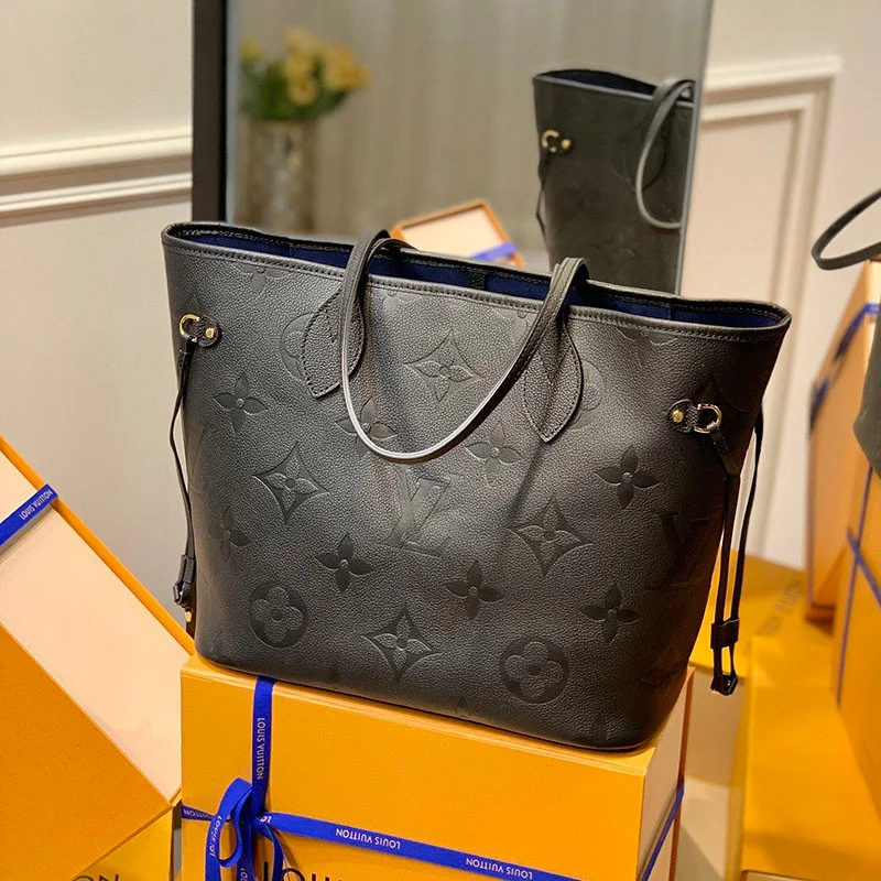 大人気ルイヴィトン ネヴァーフルブラック モノグラム アン新品 トートバッグ M45685