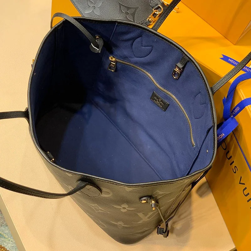 大人気ルイヴィトン ネヴァーフルブラック モノグラム アン新品 トートバッグ M45685