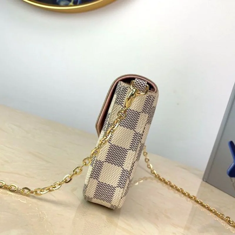 ルイヴィトン ショルダーバッグ コピー2023ダミエ ポシェット フェリシー チェーンウォレット M63106