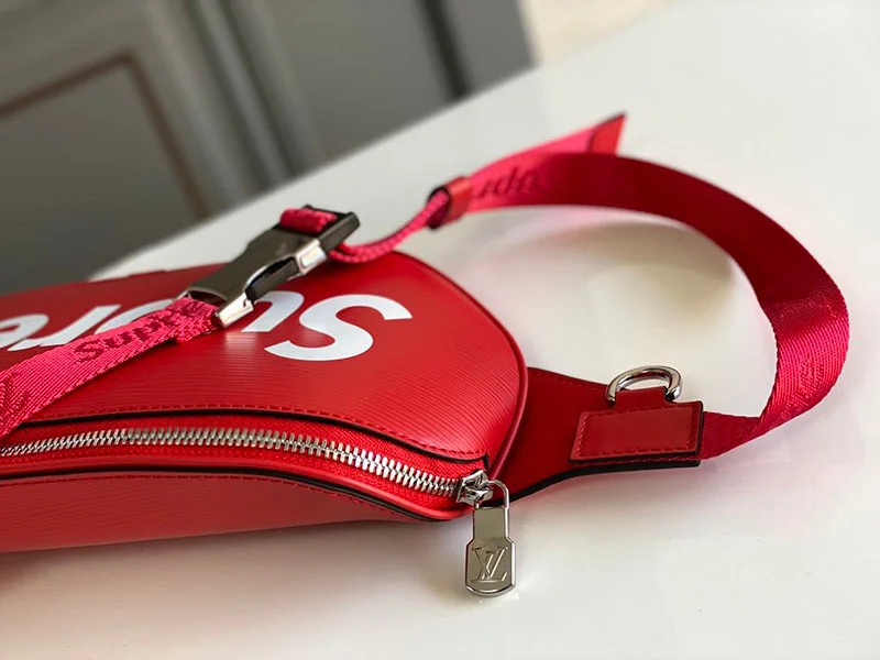ルイヴィトン ショルダーバッグ 新作 偽物 コラボ バムバッグ BUMBAG RED 赤 vur60762