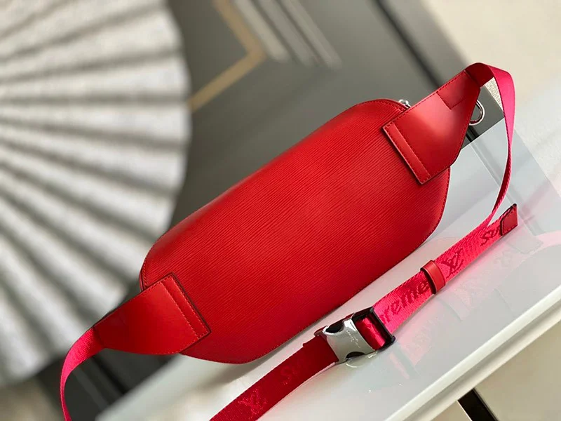 ルイヴィトン ショルダーバッグ 新作 偽物 コラボ バムバッグ BUMBAG RED 赤 vur60762