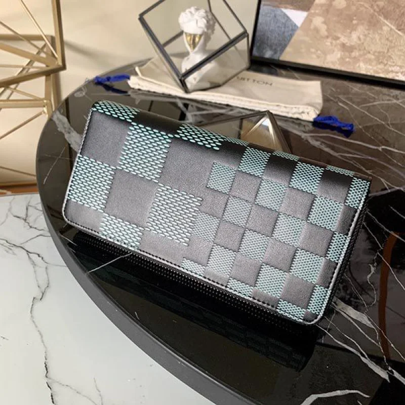 ルイヴィトン ジッピーウォレット 偽物ヴェルティカル ダミエ N60442