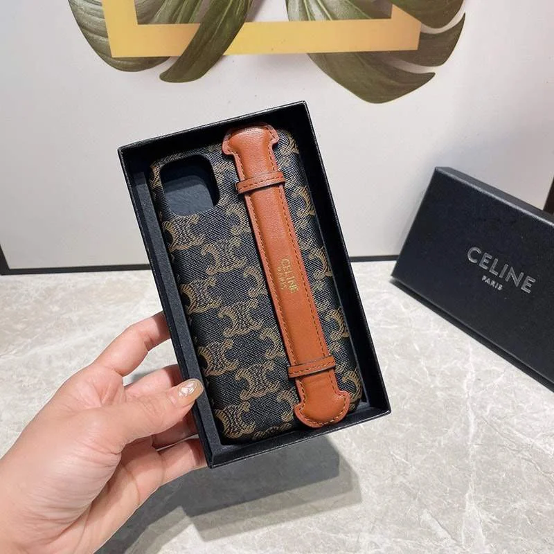 高品質♪♪♪セリーヌ☆ トリオンフ iPhone11/12 pro ケース 偽物♪ Cee35223
