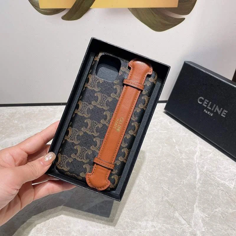 高品質♪♪♪セリーヌ☆ トリオンフ iPhone11/12 pro ケース 偽物♪ Cee35223