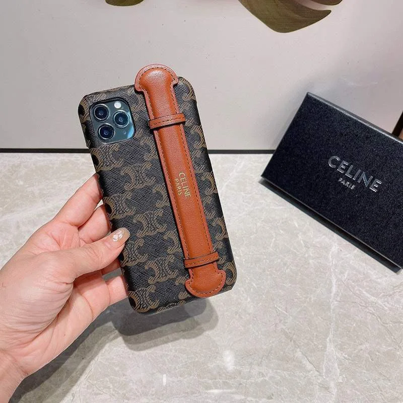 高品質♪♪♪セリーヌ☆ トリオンフ iPhone11/12 pro ケース 偽物♪ Cee35223